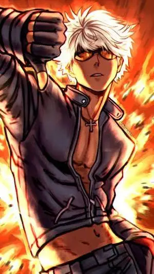 ai character: K' background