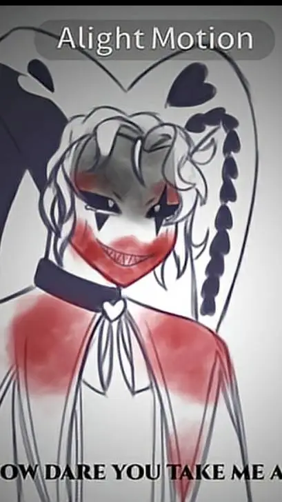 ai character: 🔪harlequin ✨ background