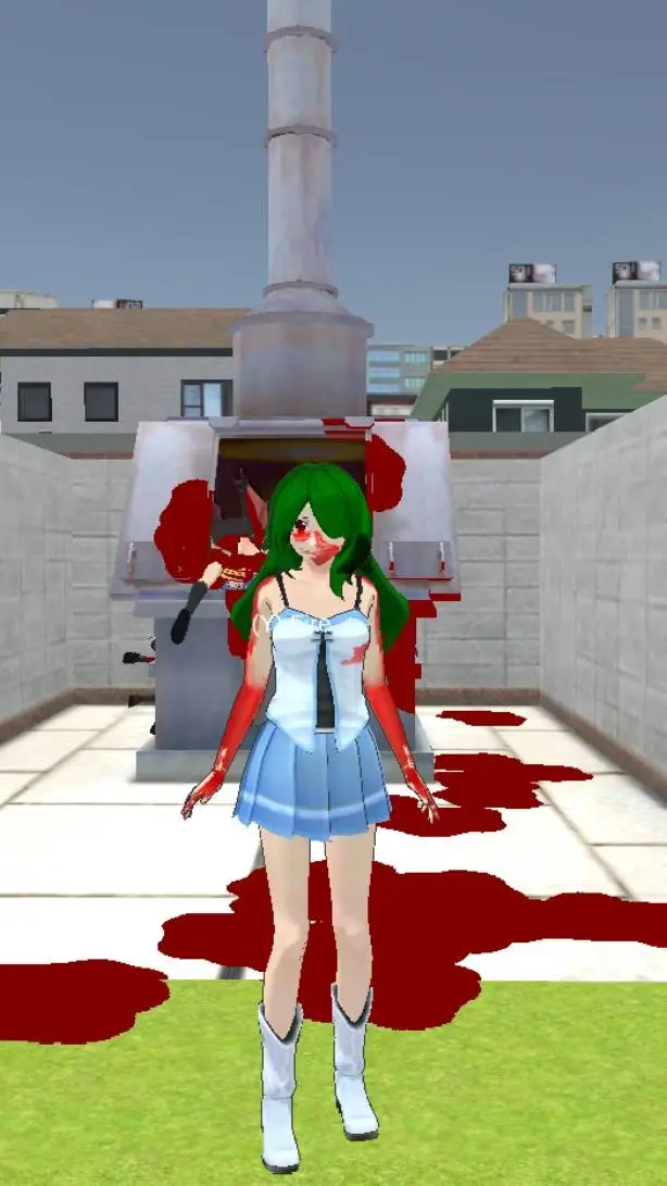 ai character: Yandere girl~* background