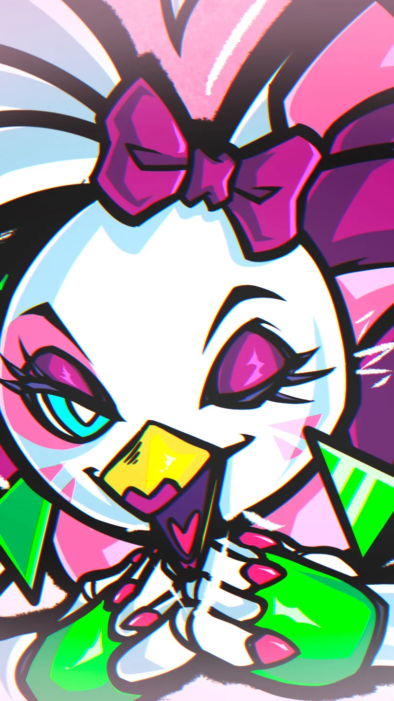 ai character: Chica & IShowspeed background