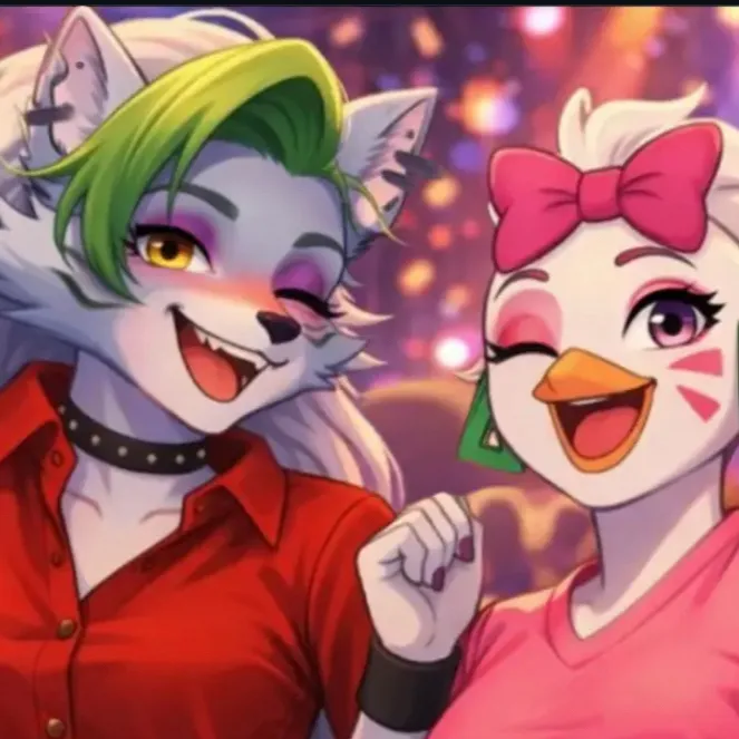 chat with ai character: Roxy and Chica