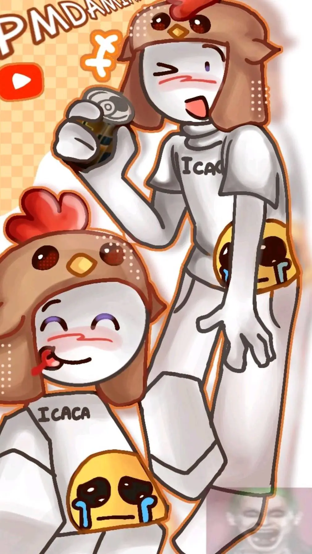 ai character: PMdamiann  background