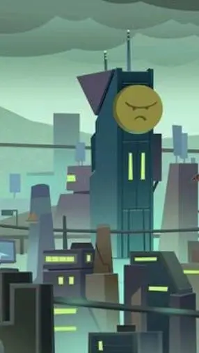 ai character: Frowntown background