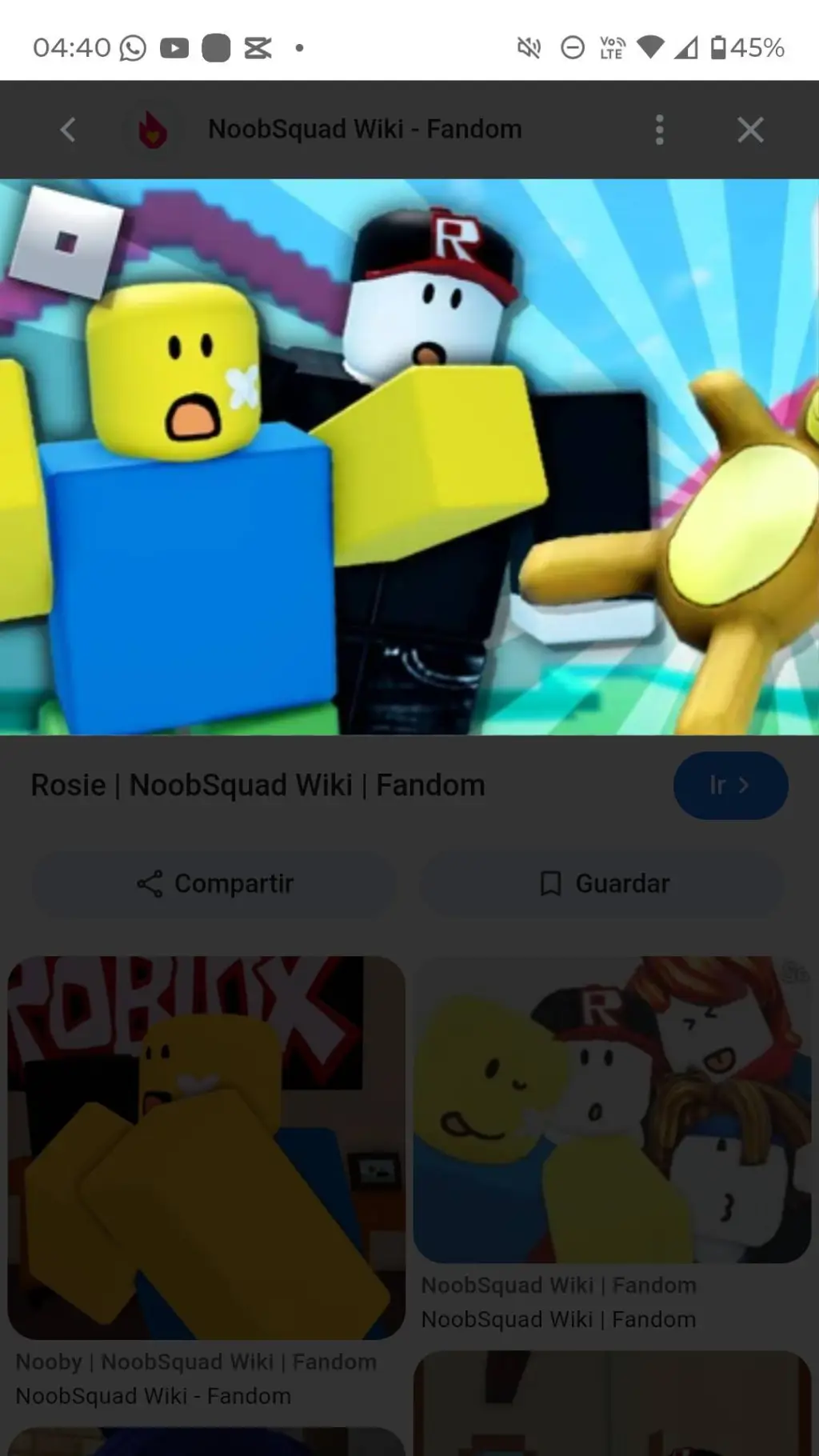 ai character: NoobSquad background