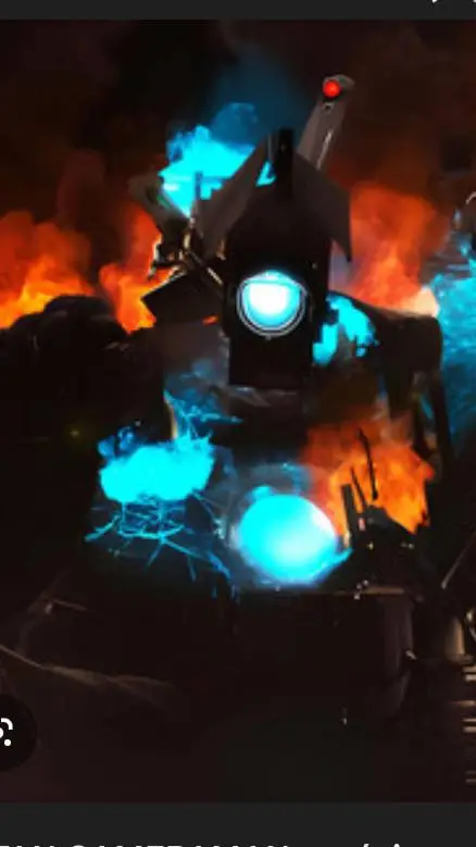 ai character: Titan camera man background