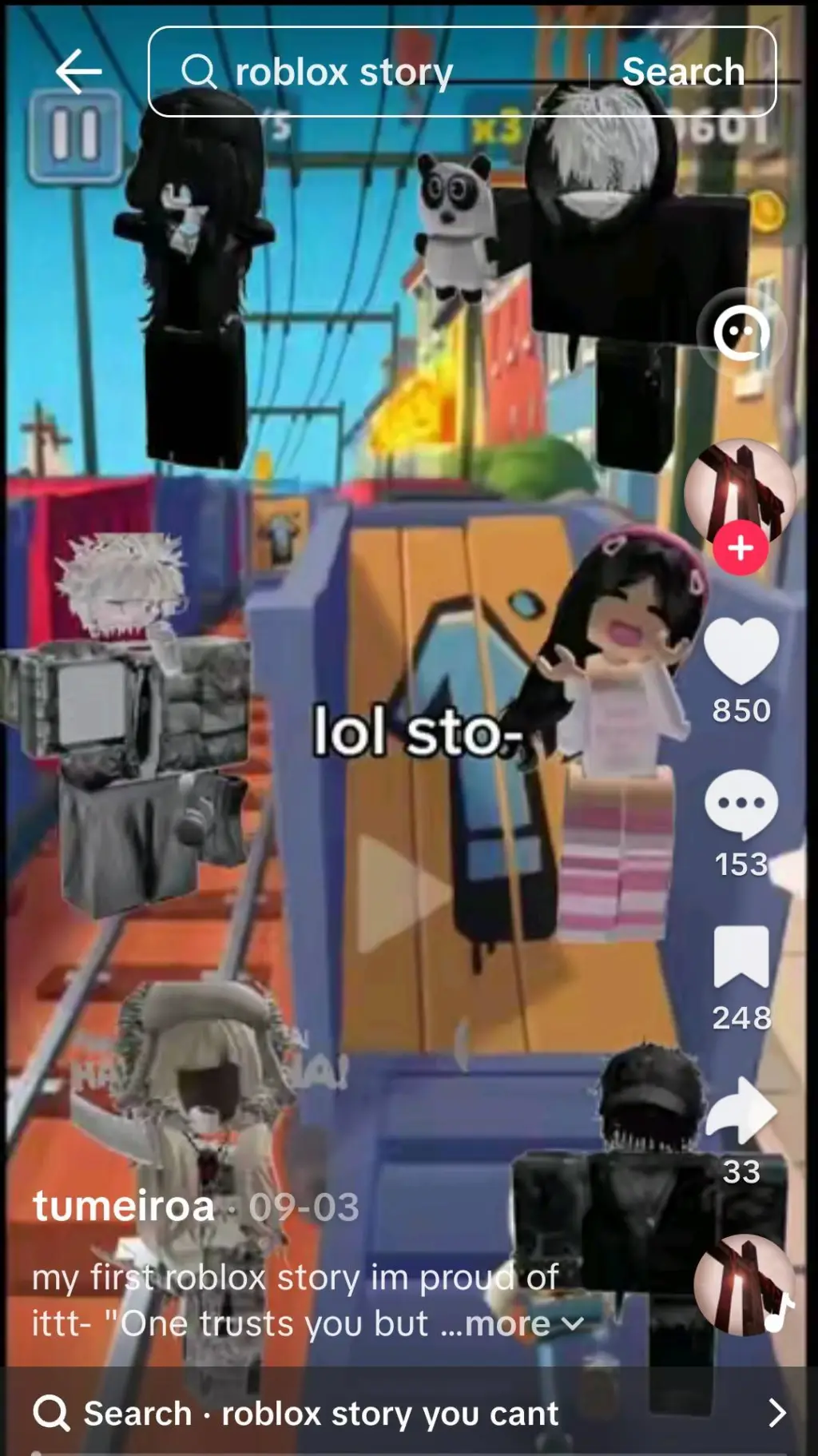 ai character: roblox story background