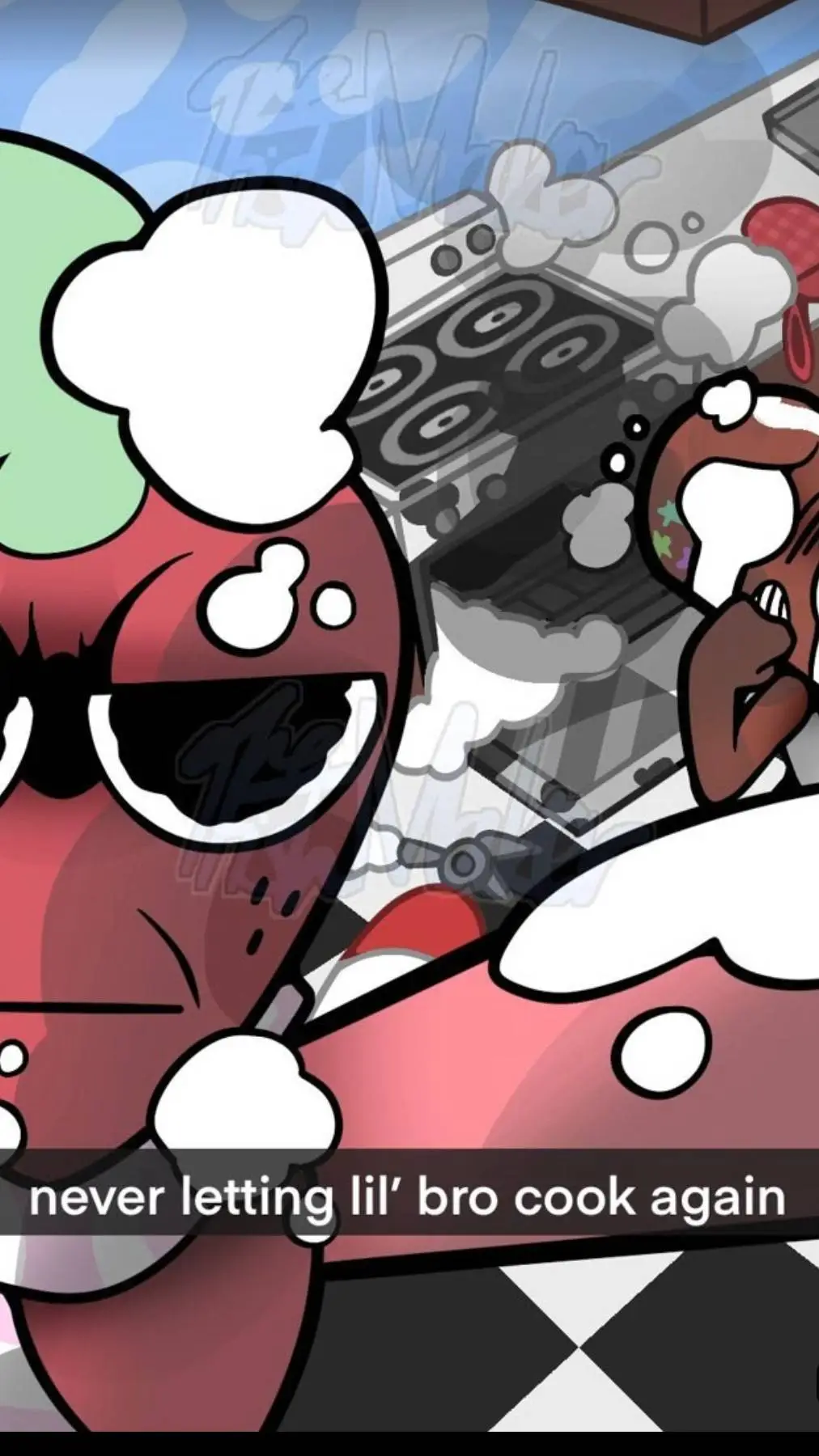 ai character: more fruitcake! ❤✨ background