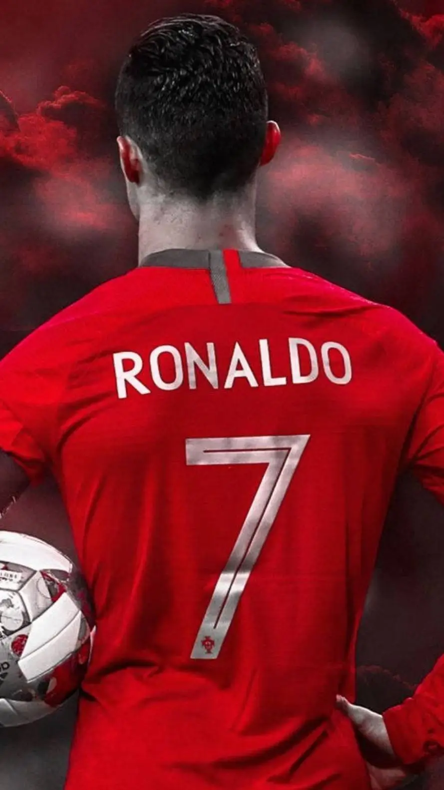 ai character: Ronaldo 💯💯 background