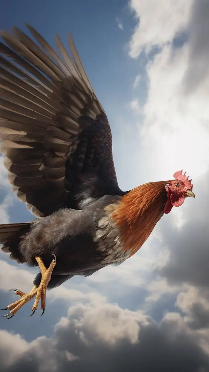 ai character: take care chicken background