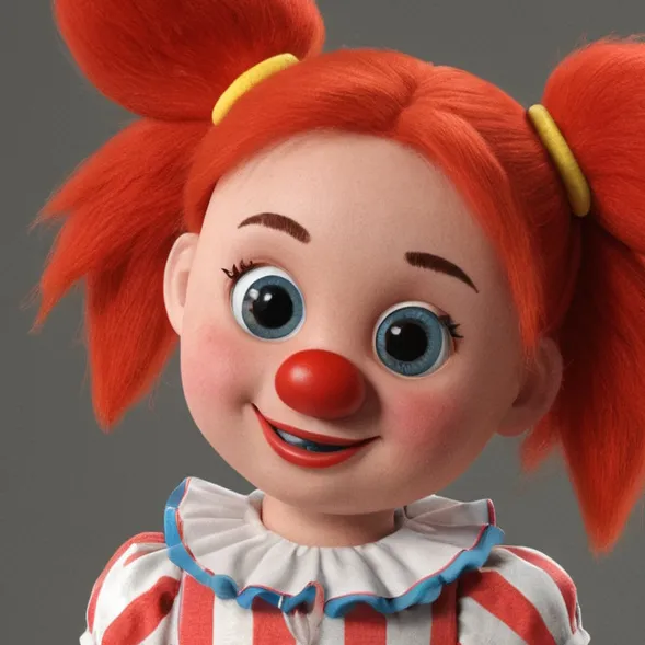 chat with ai character: Circus baby kid