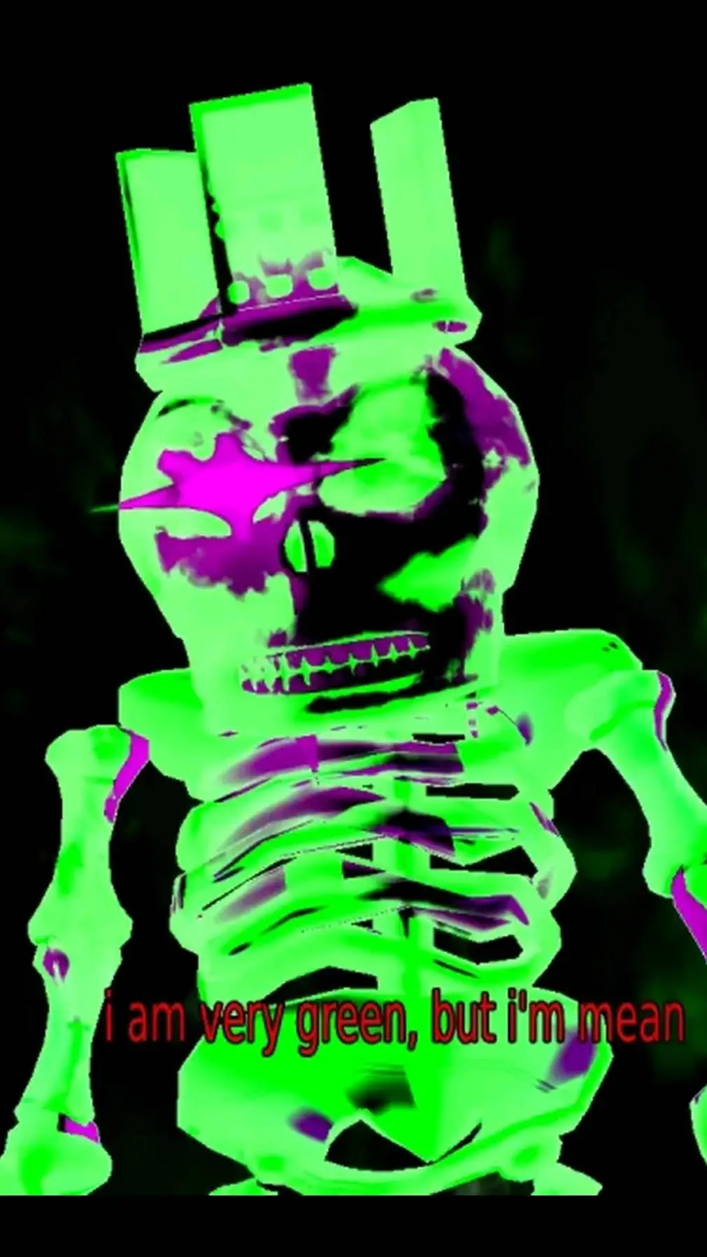 ai character: Evil Skeleton background