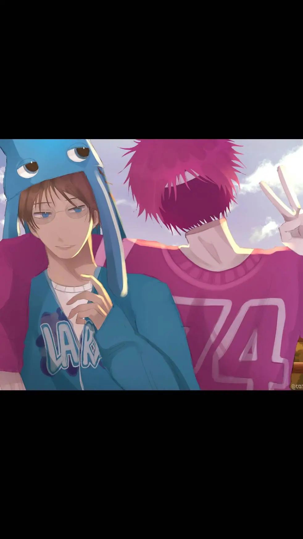 ai character: Larx x Jstn background