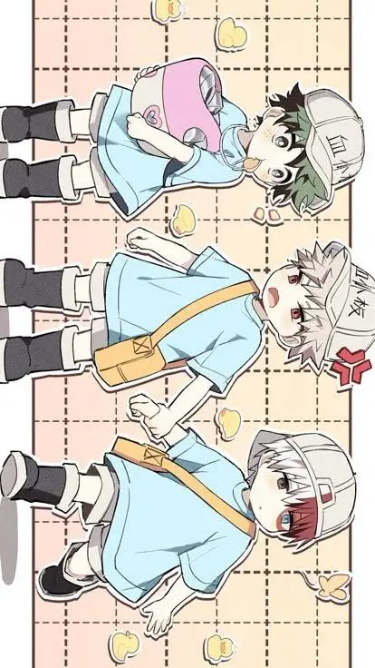 ai character: TodoBakuDeku!!!!!! background