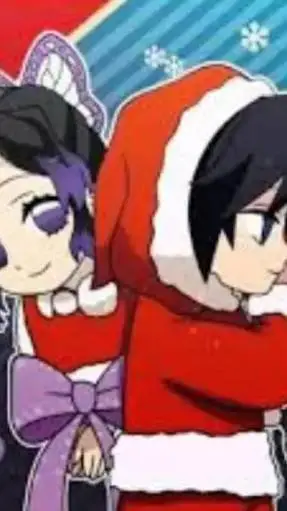ai character: 🎄kny🎁xmas!🦌 background