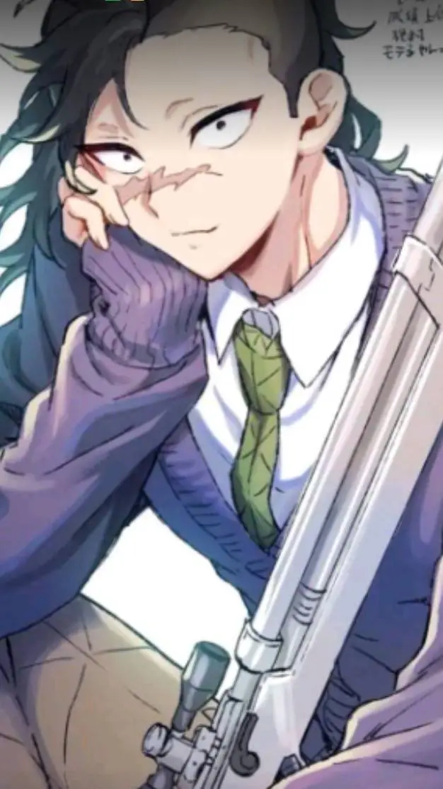 ai character: genya shinazugawa  background