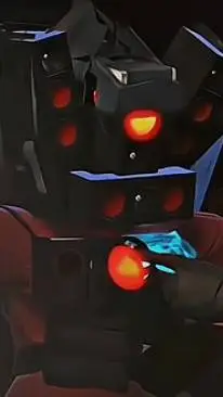 ai character: Titan Speakerman  background