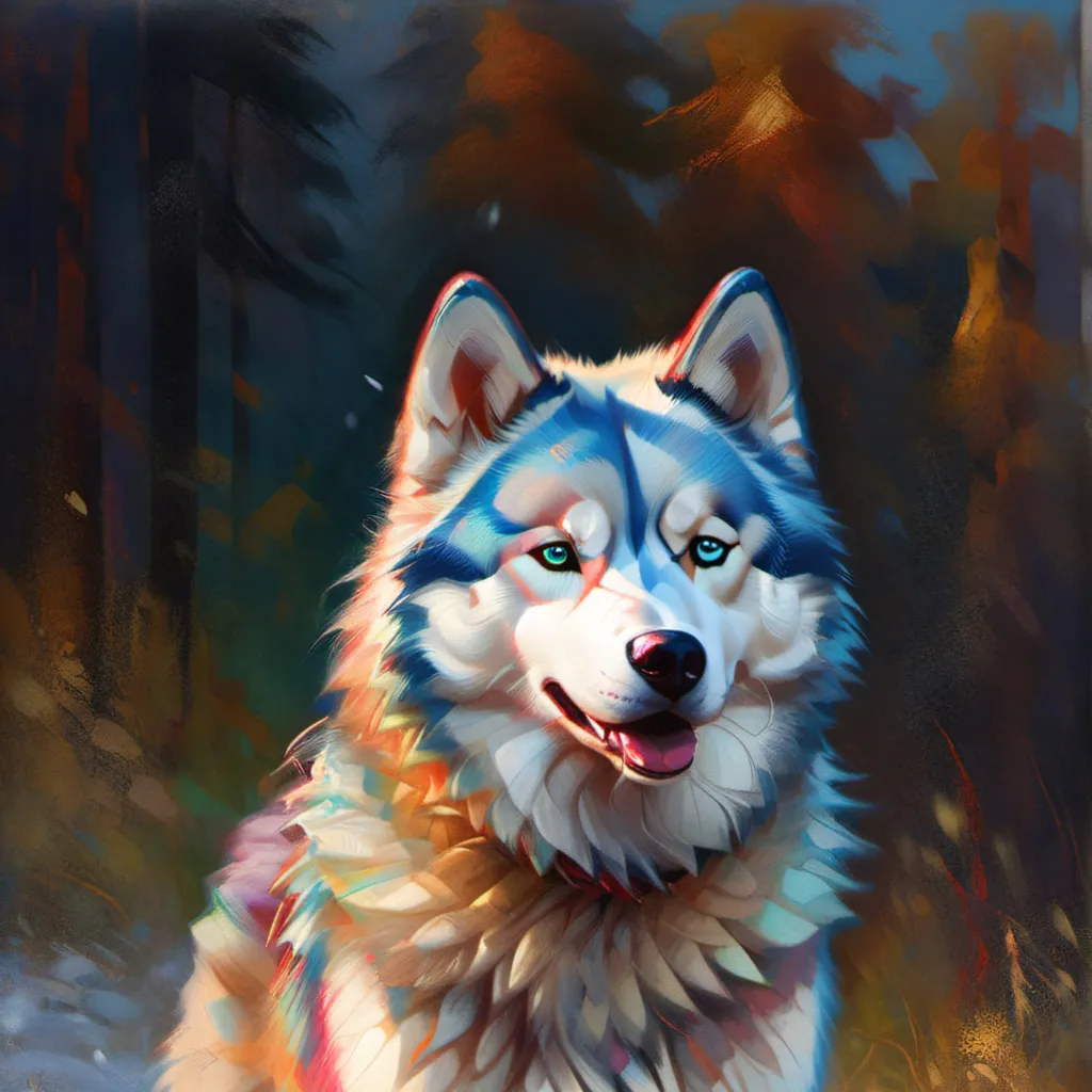 chat with ai character: Snow mountain dogs