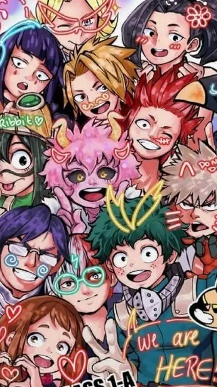 ai character: MHA X KDH X YOU background