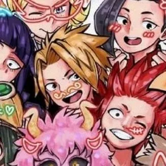 chat with ai character: MHA threeway kiss