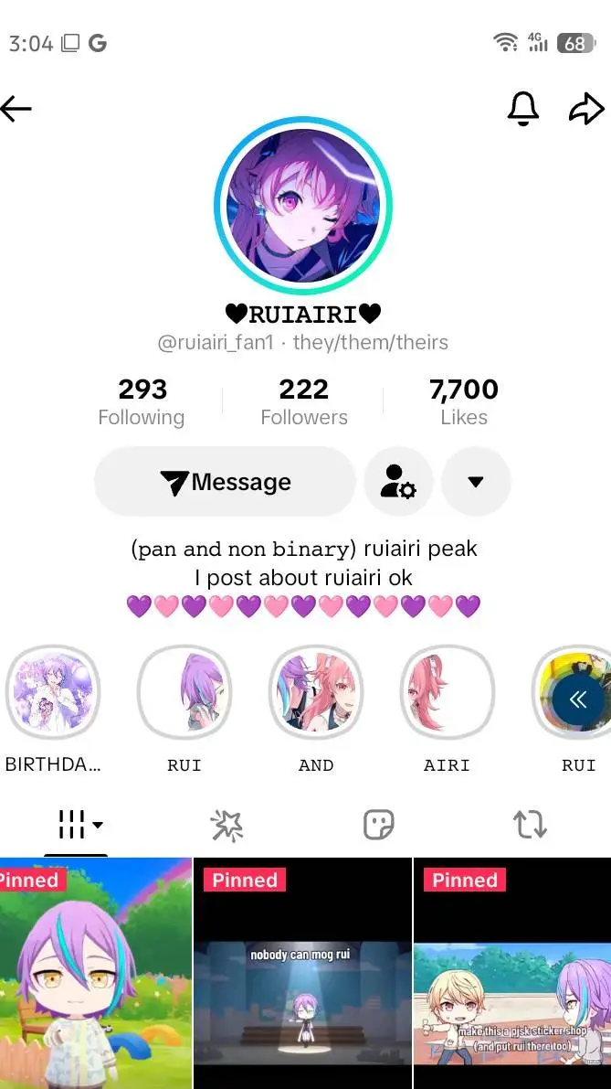 ai character: Ruiairi ahh  background