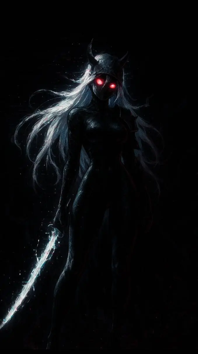 ai character: Abyssra Kuro-404  background