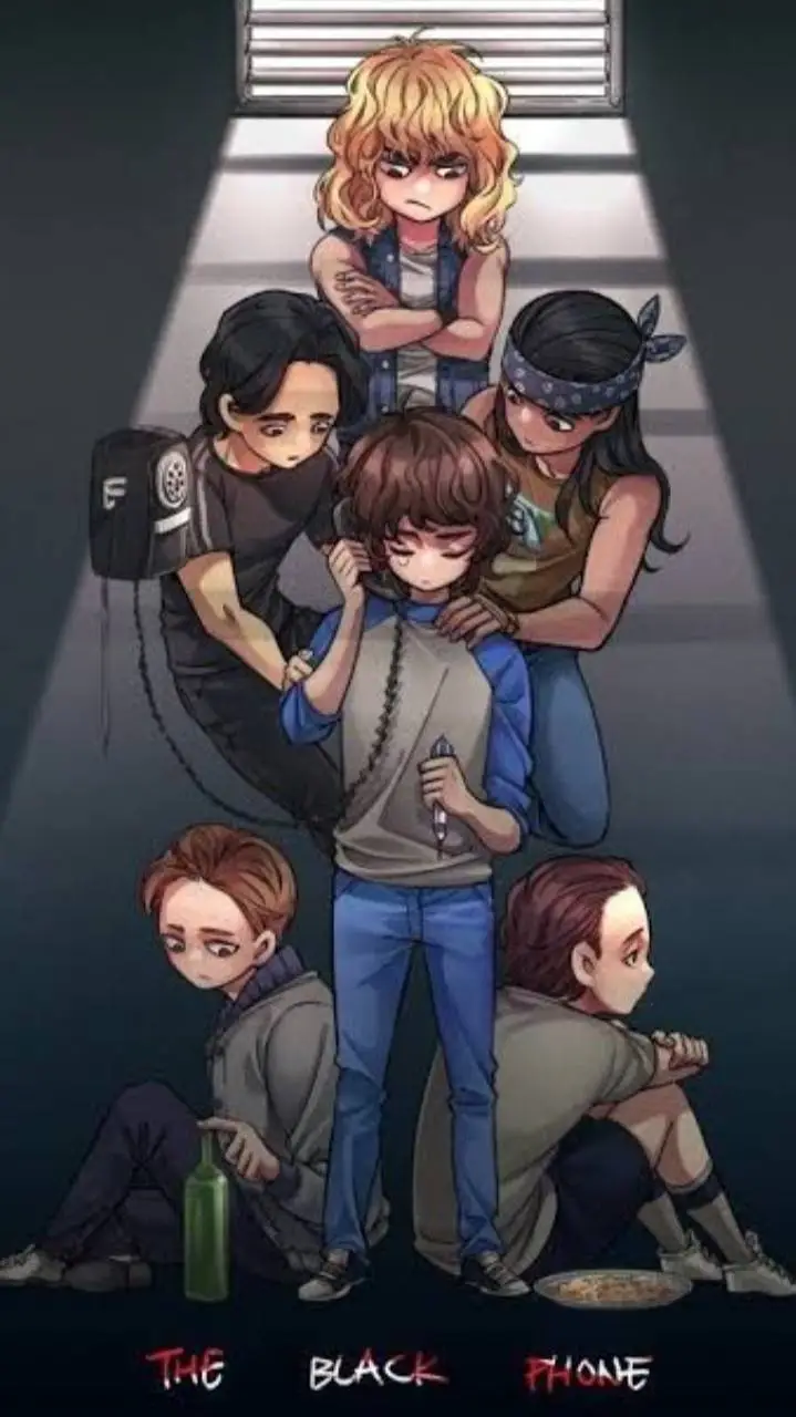 ai character: THE BLACK PHONE background