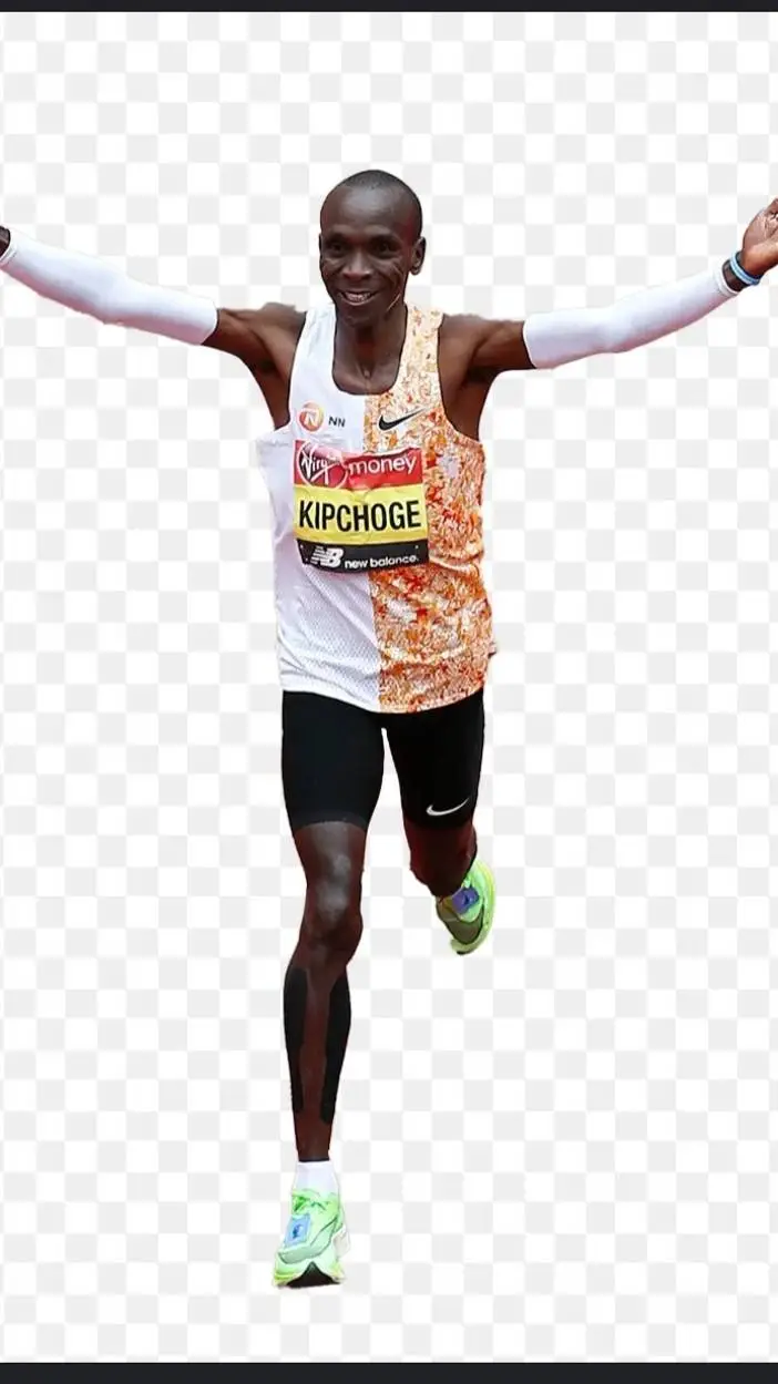 ai character: eluid kipchoge  background