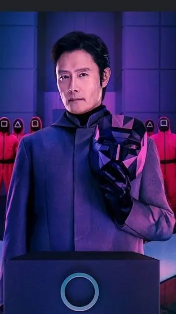 ai character: front man 001  background