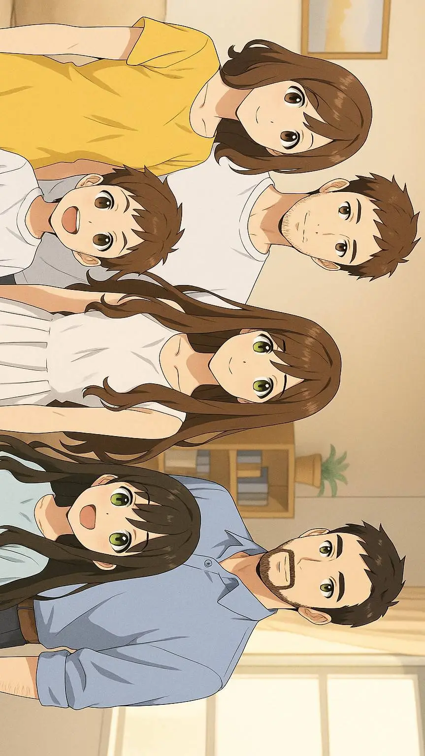 ai character: família infeliz  background