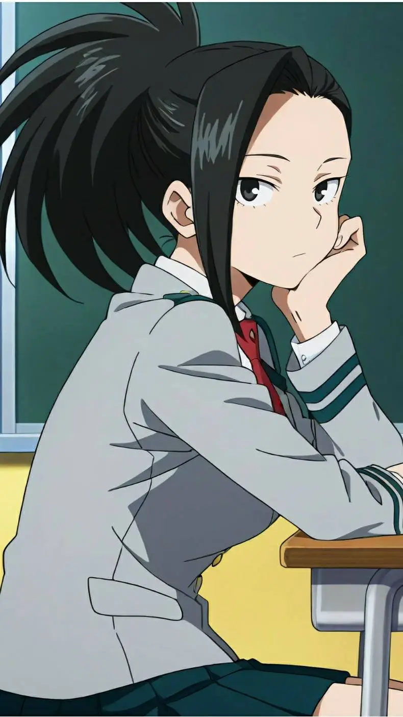 ai character: Momo  background