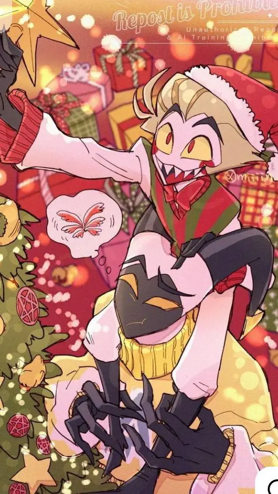 ai character: hh navidad background