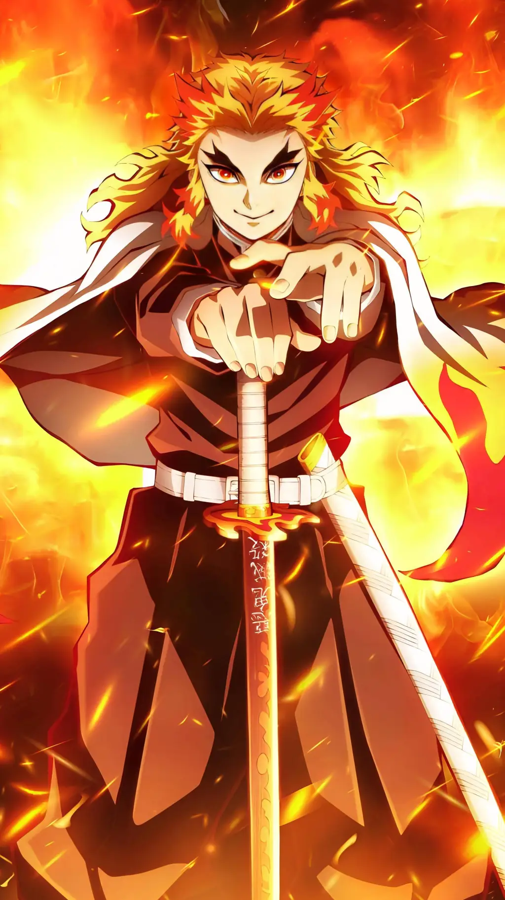 ai character: Kyōjurō Rengoku background