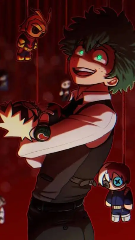ai character: deku villano background