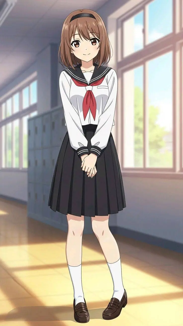 ai character: Erika choine background