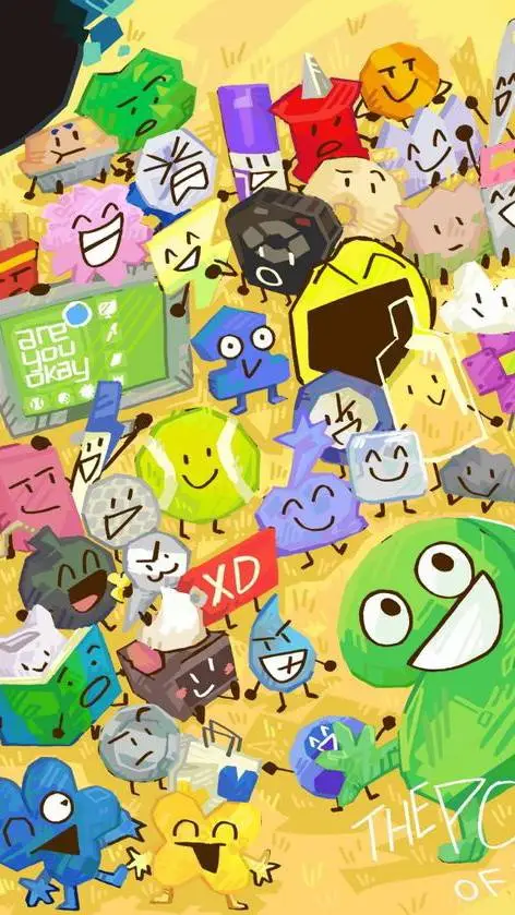 ai character: BFDI RP background