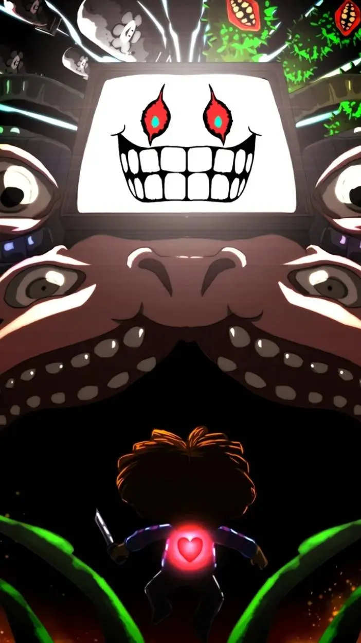 ai character: Flowey background