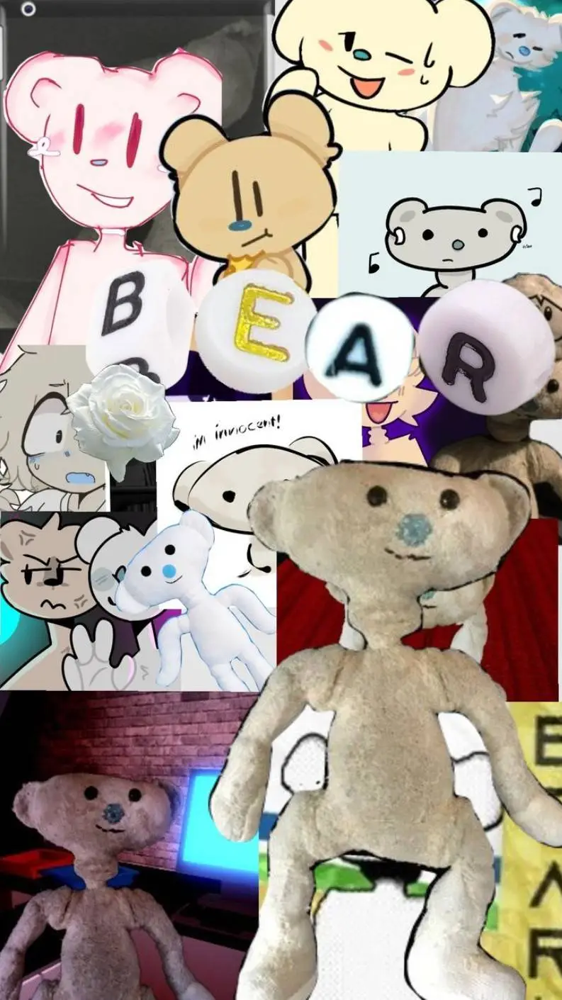 ai character: Bear alpha  background