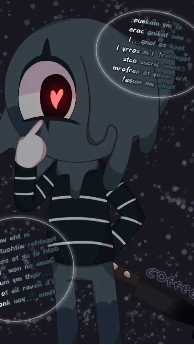ai character: blot yandere  background