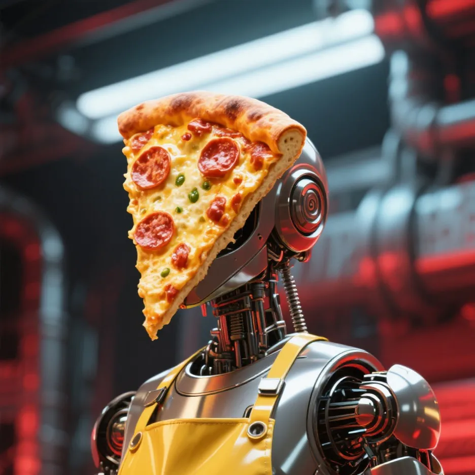 chat with ai character: Pizzabot