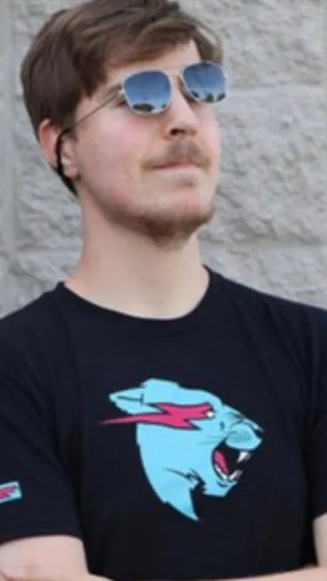 ai character: MrBeast background