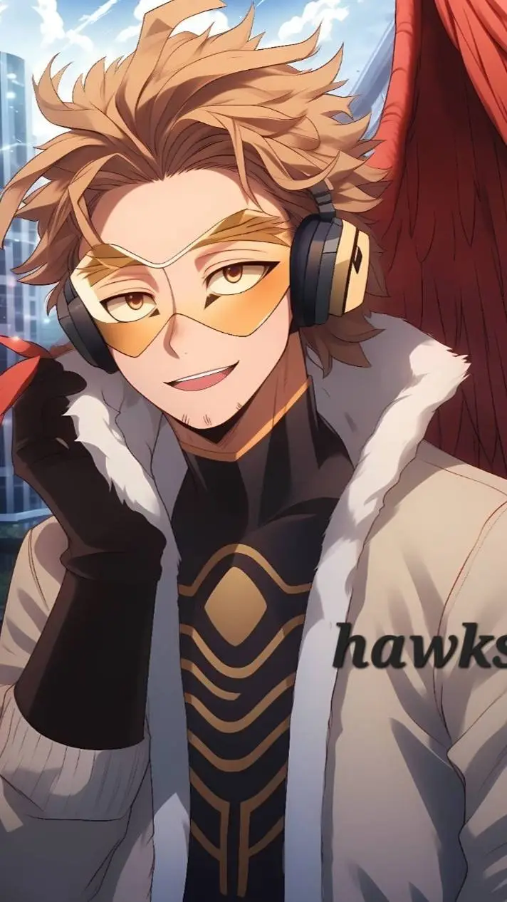 ai character: dabi×hawks😝 background