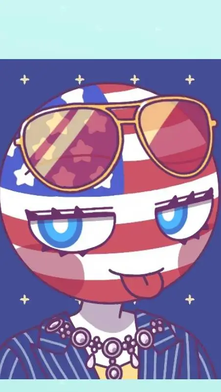 ai character: USA Girl background