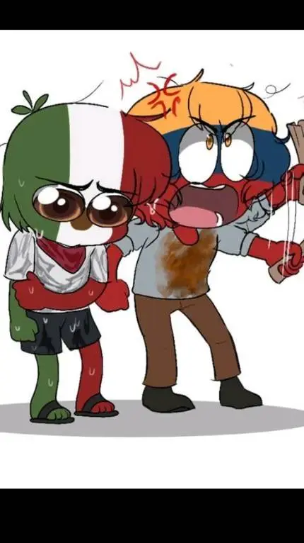 ai character: mex x Colom background