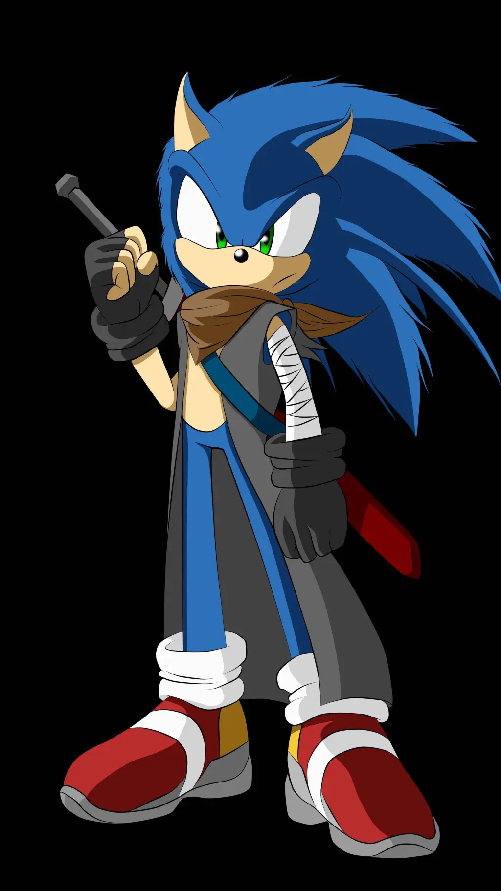 ai character: Sonic warriors background