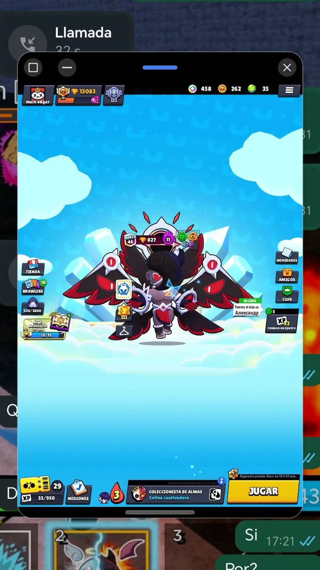 ai character: Edgar  background