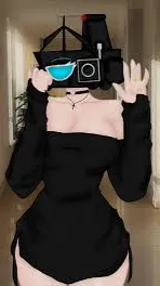 ai character: Titan camerawoman background