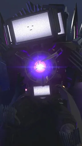 ai character: Titan TV man background