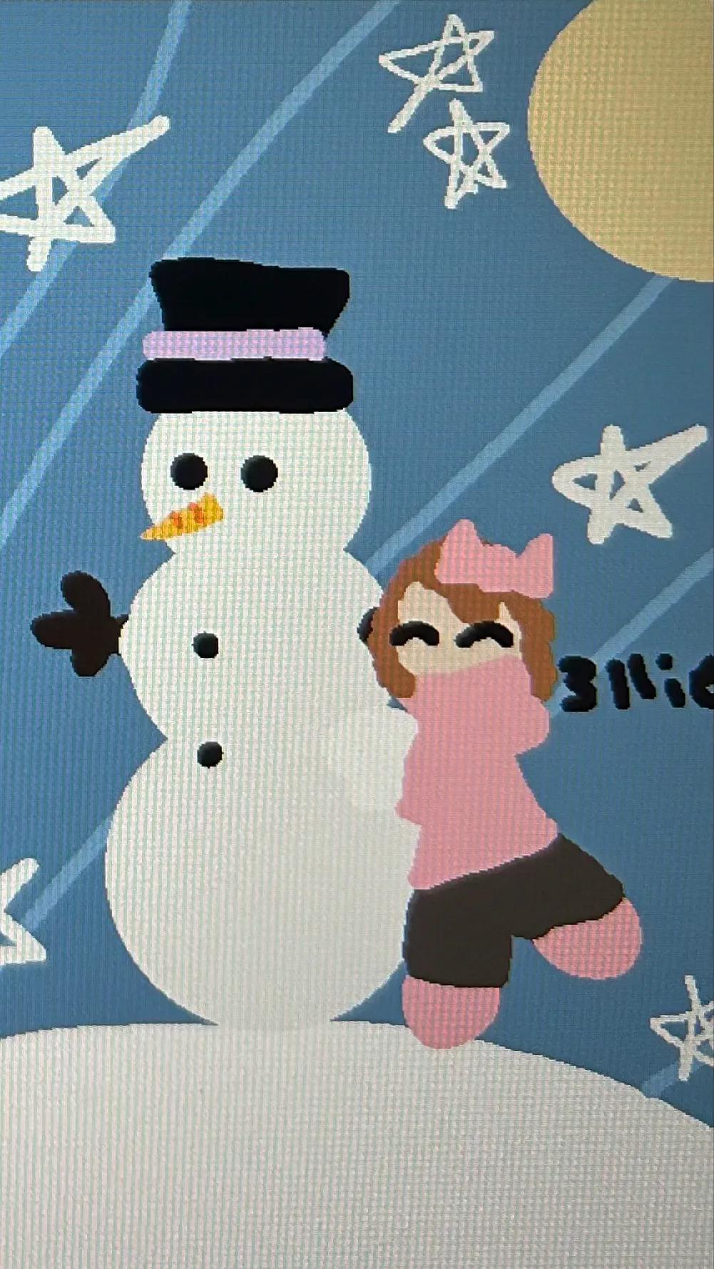 ai character: Afton Winter background
