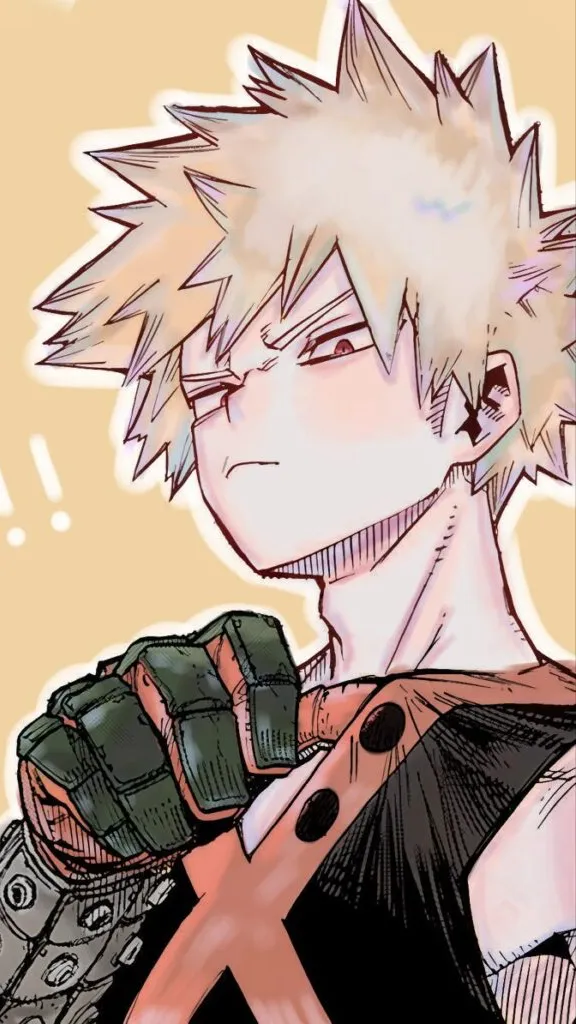 ai character: Katsuki Bakugo background