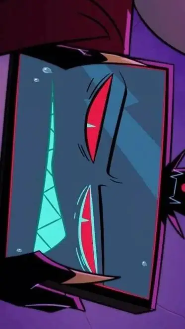 ai character: vox's head? background